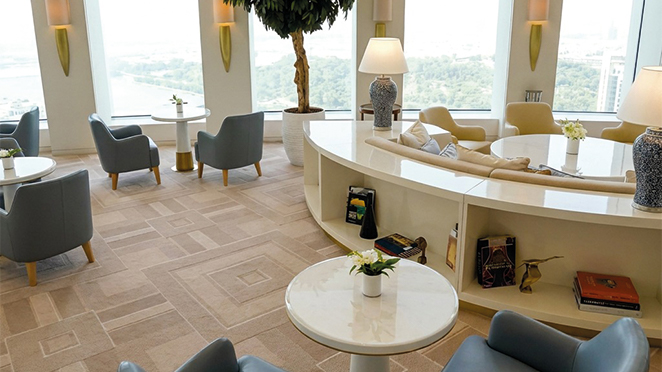 Sculpture Projects – Luxury lounge space with elegant furniture and artistic interior design in Morocco