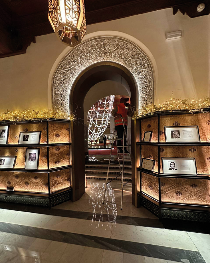 Sculpture et décoration artistique Hôtel La Mamounia Marrakech